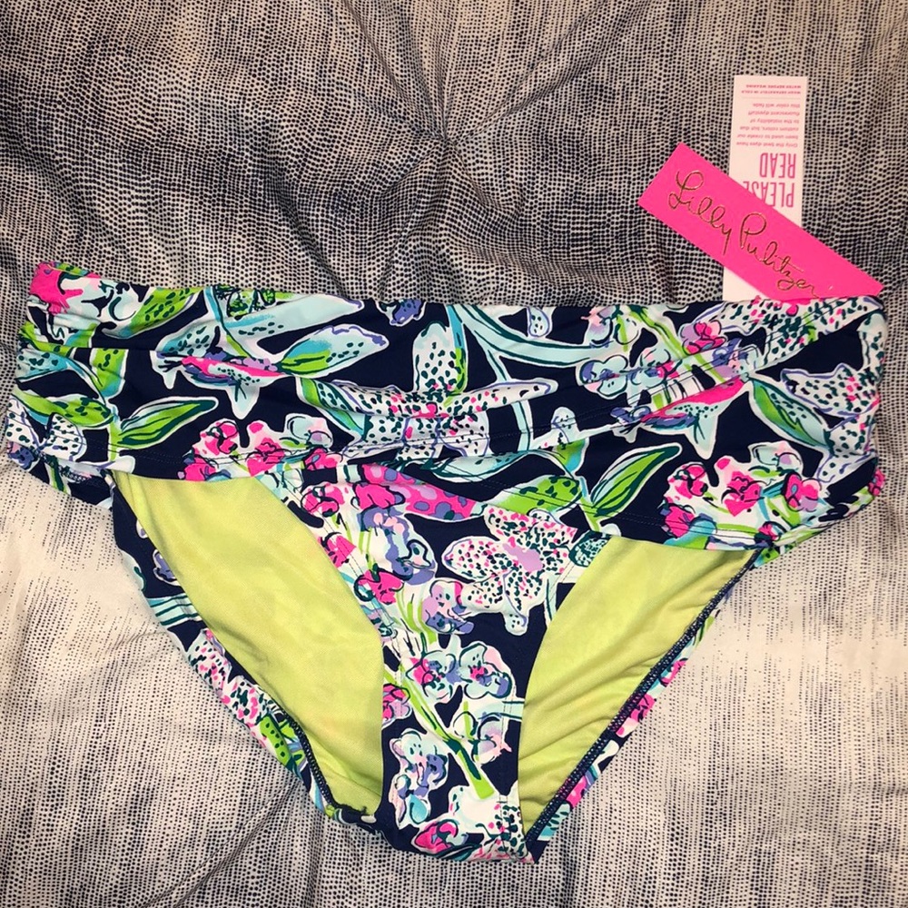 NWT new Lilly Pulitzer bikini bottom 12 4 Lagoon